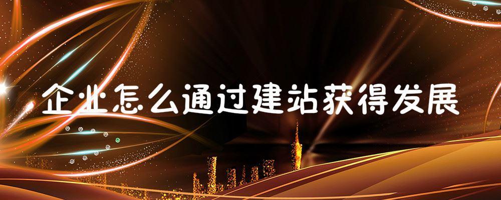 企業(yè)怎么通過(guò)建站獲得發(fā)展